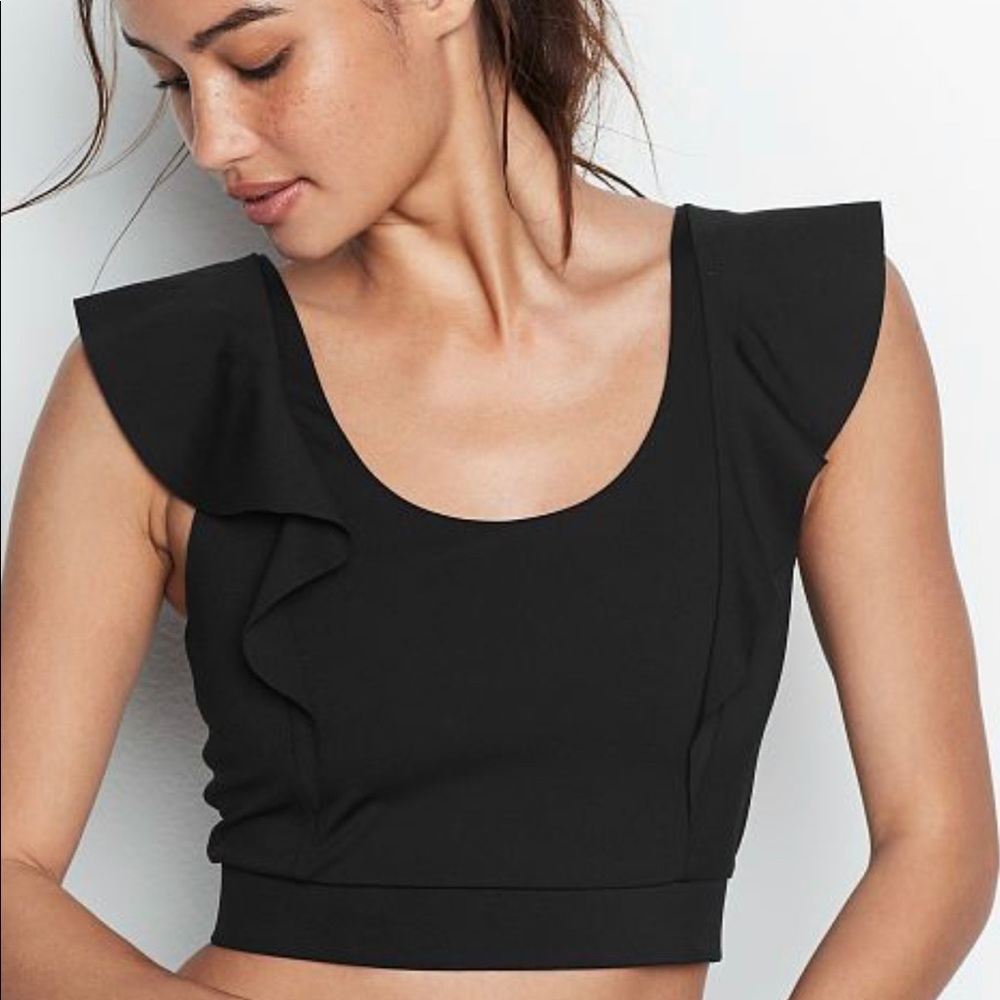 Victoria secret sport ruffle top
